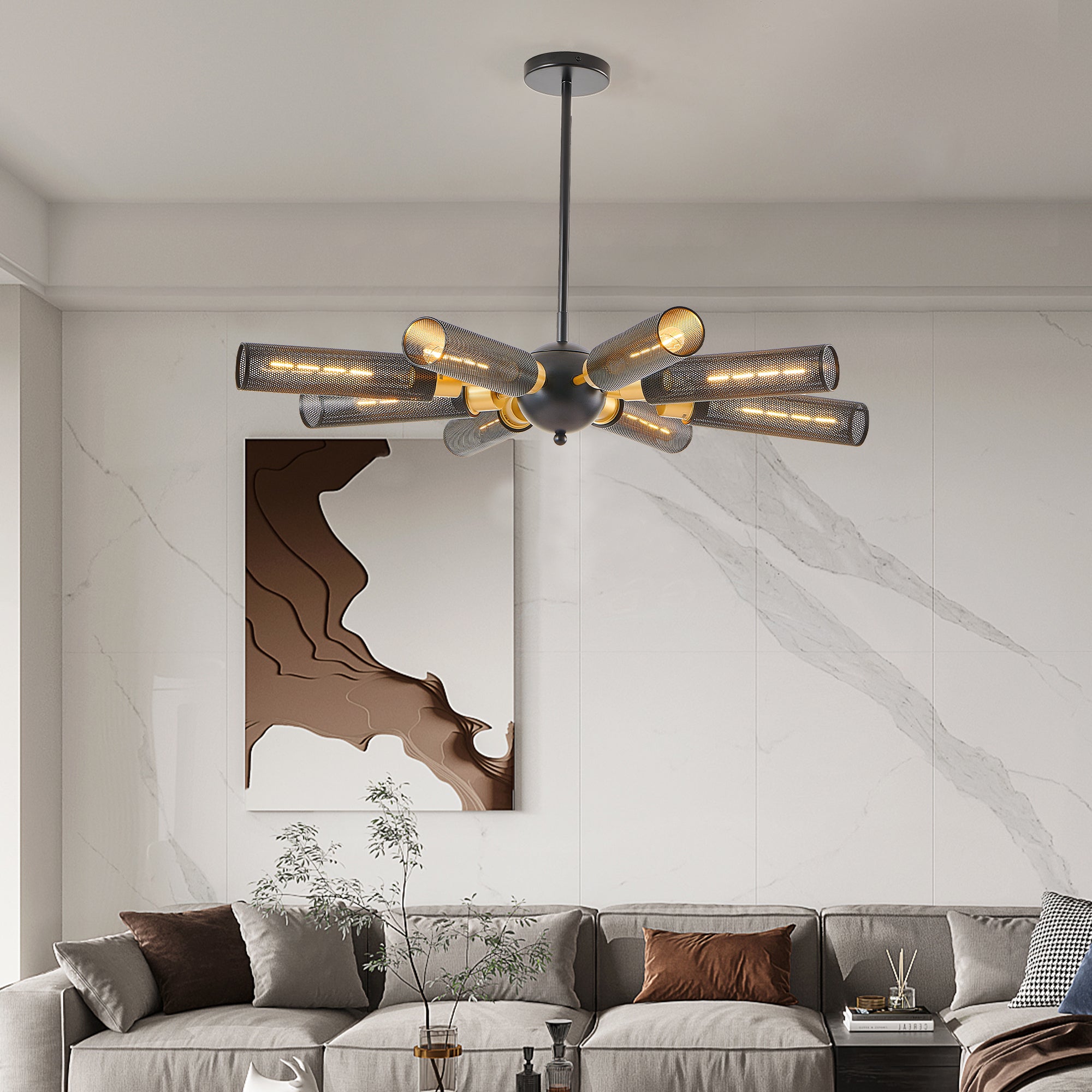 Forge — 8-Light Sputnik Chandelier