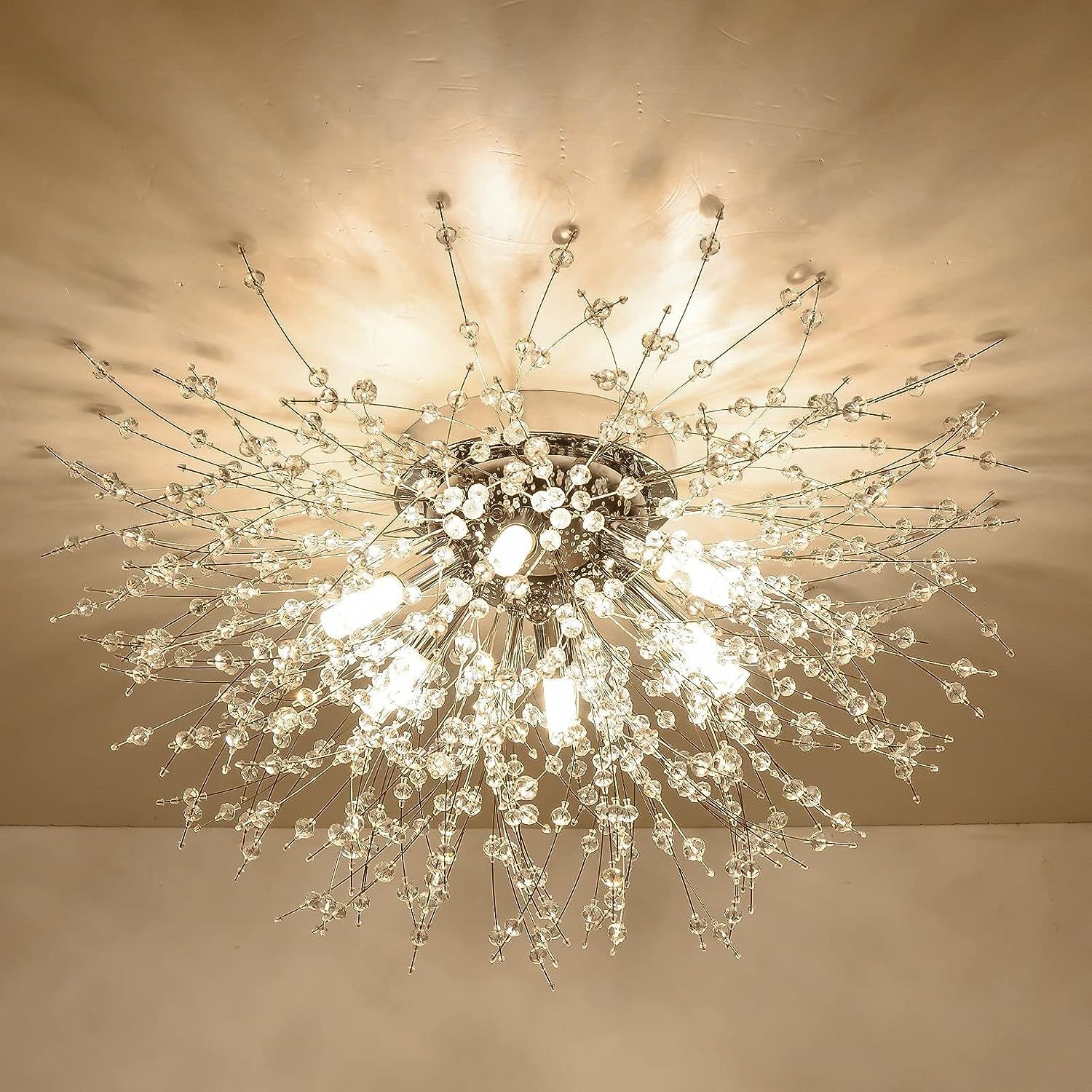 Lumière — 6-Light Crystal Starburst Mount