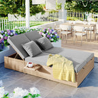 Marbella — Double Wicker Reclining Sunbed