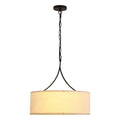 Wayfare — 3-Light Adjustable Drum Pendant, Matte Black
