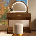 Marchetti LED Touch Vanity Desk, Espresso