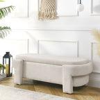 Beaumont — Storage Bench, Cream Linen