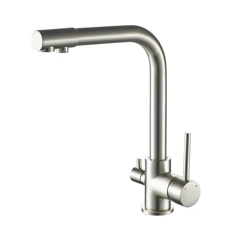 Noir & Gold Pull-Out Kitchen Faucet