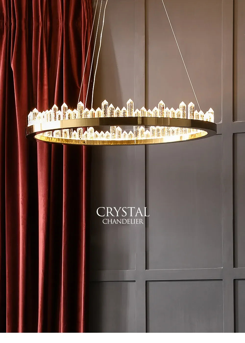 Cityscape Ring LED Chandelier