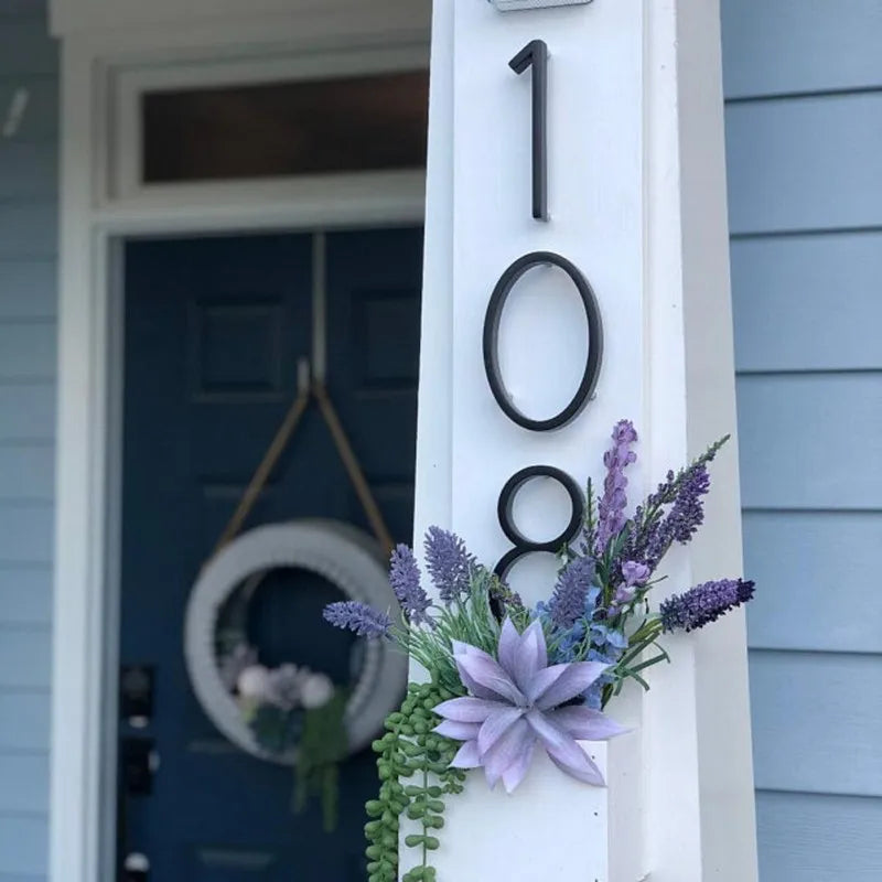 Floating House Number Plaque