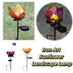 Lotus Solar Garden Stake Light