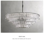 Smoke Gray Glass Ceiling Chandeliers