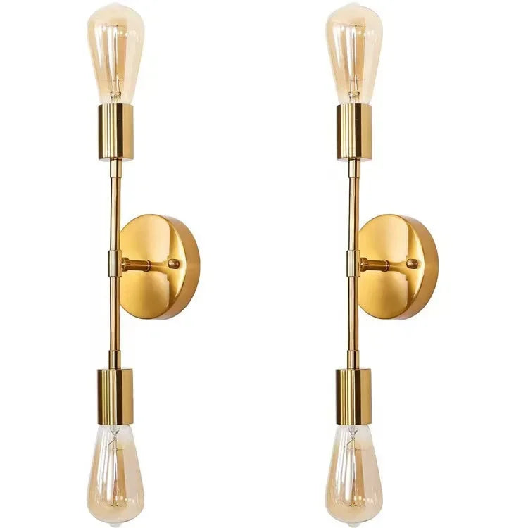 Duo Wall Lamp — Black & Gold