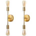 Duo Wall Lamp — Black & Gold