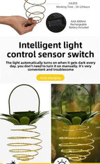 Solar Spiral String Lights — Weatherproof