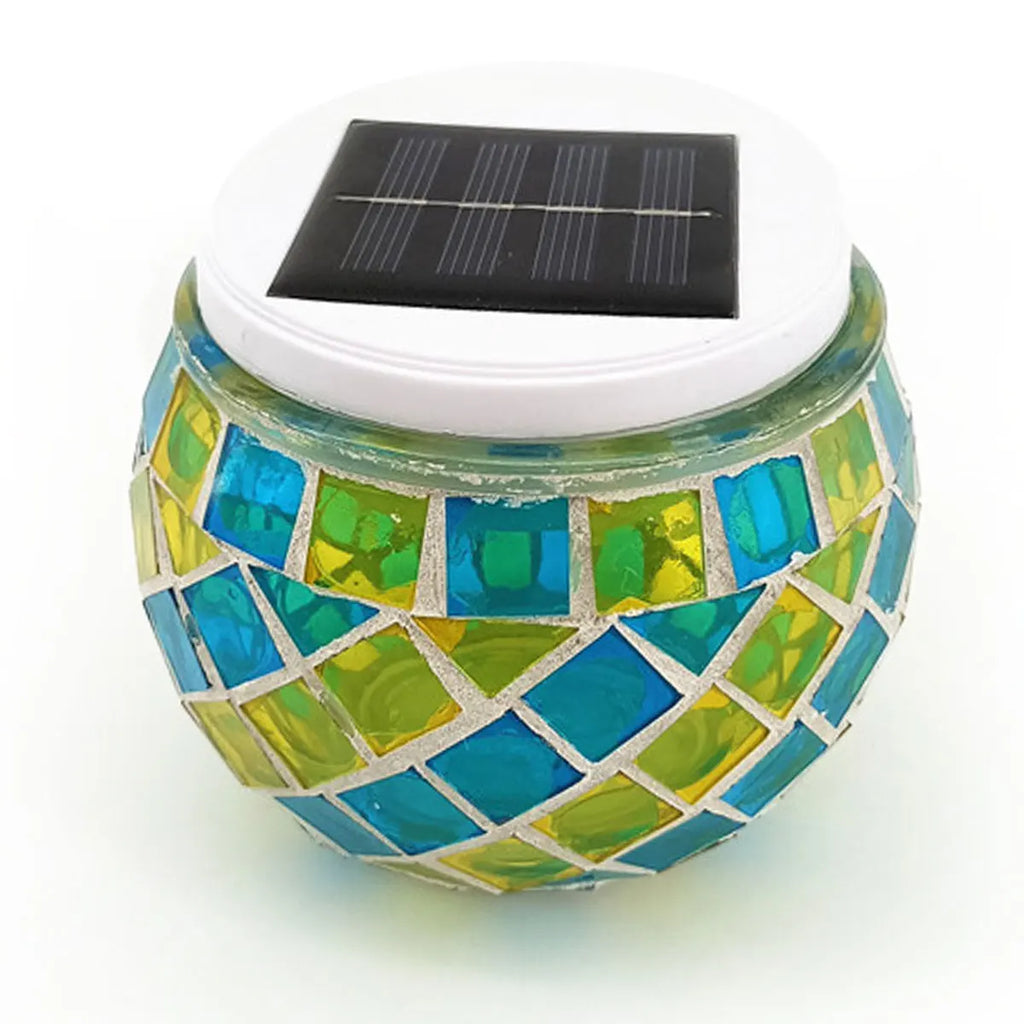 Mosaic Solar Garden Ball Light