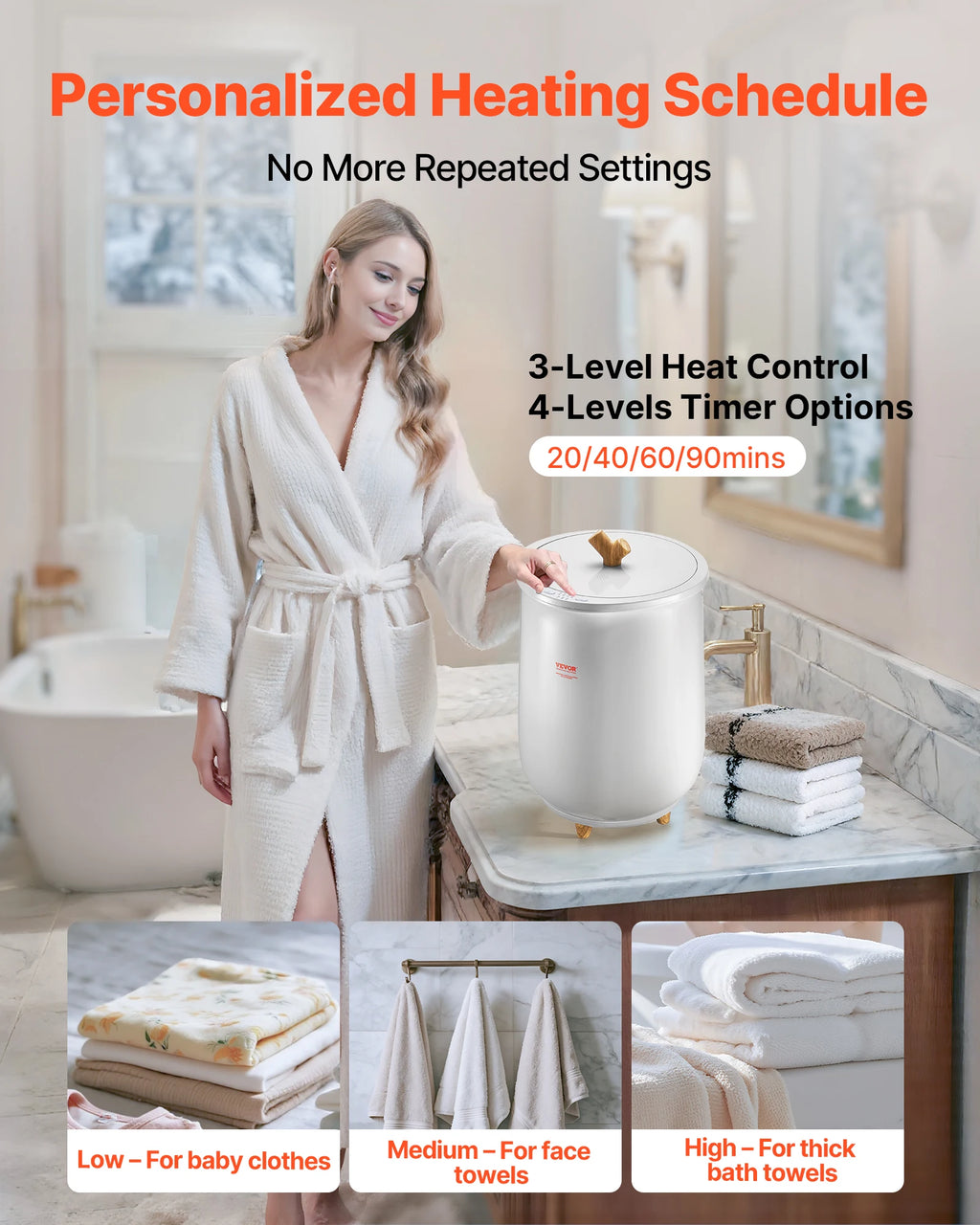 Electric Towel Warmer Bucket