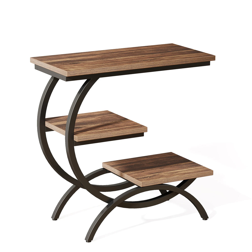 3-Tier Sculptural Side Table
