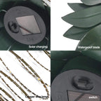 Solar Spiral String Lights — Weatherproof