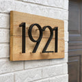 Floating House Number Plaque