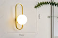 Minimalist LED Glass Wall Lamp