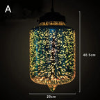 Aurora 3D Glass Pendant Light