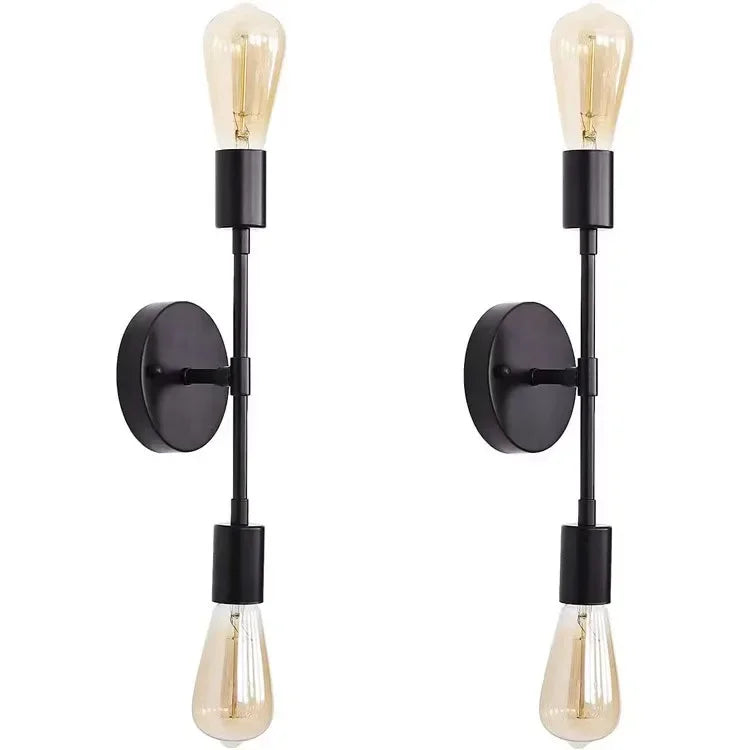 Duo Wall Lamp — Black & Gold