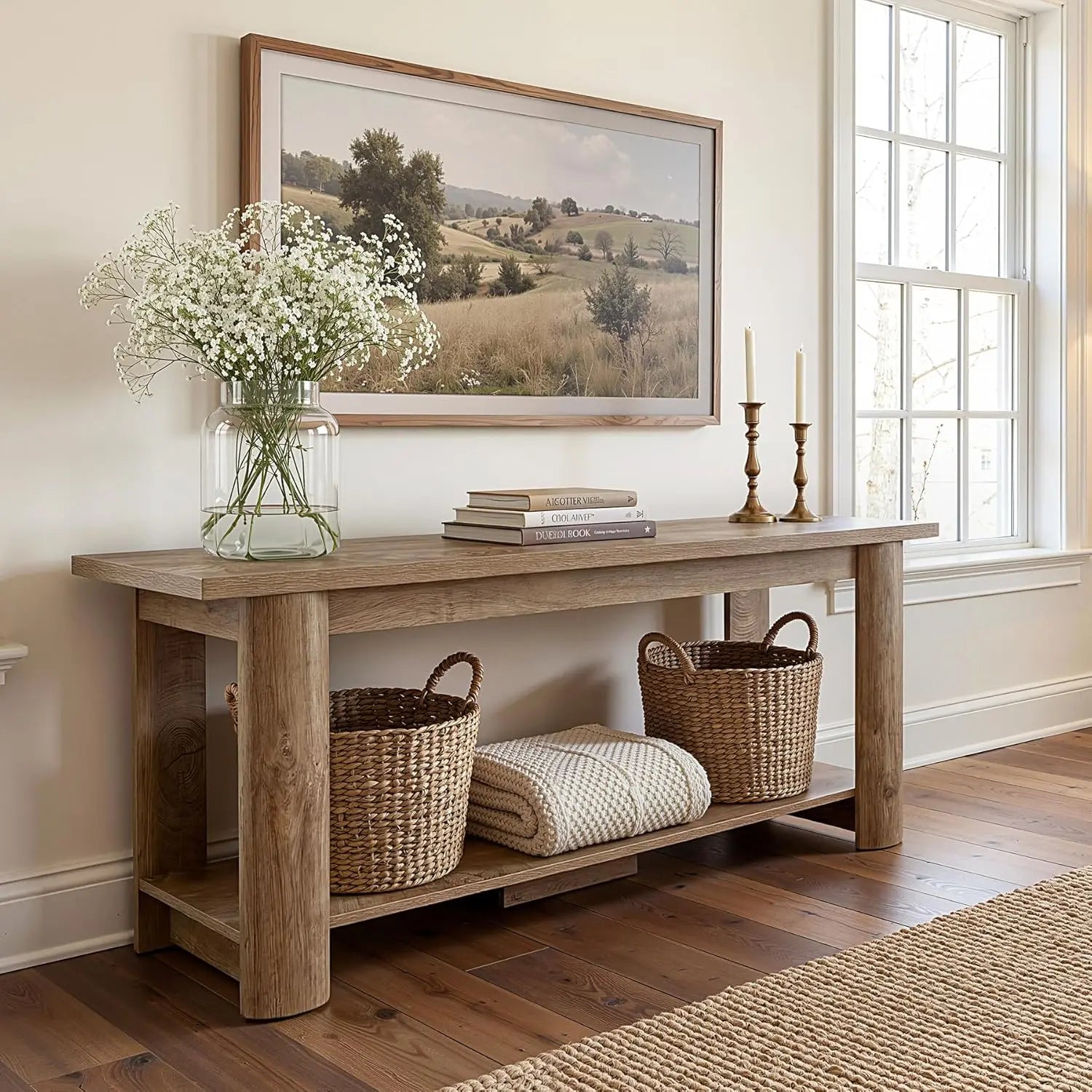 Farmhouse Rustic TV Stand