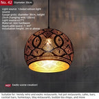 Moroccan Handcrafted Metal Pendant Light