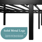 Black Metal Canopy Bed Frame