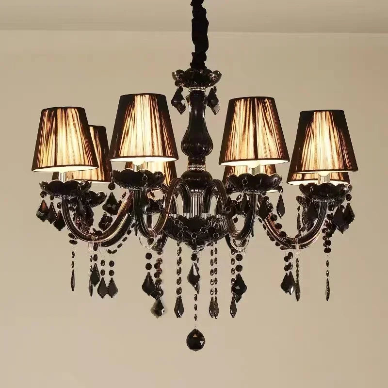 Noir Crystal Chandelier