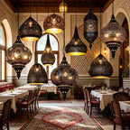 Moroccan Handcrafted Metal Pendant Light