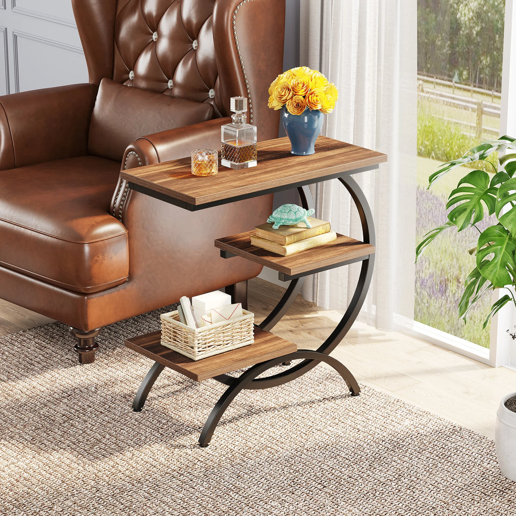 3-Tier Sculptural Side Table