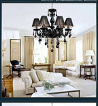 Noir Crystal Chandelier