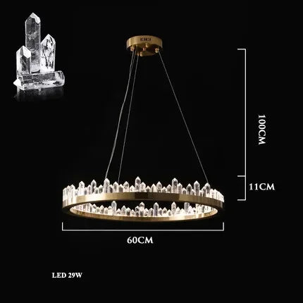 Cityscape Ring LED Chandelier
