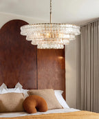 Smoke Gray Glass Ceiling Chandeliers