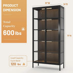 Industrial LED Bookcase