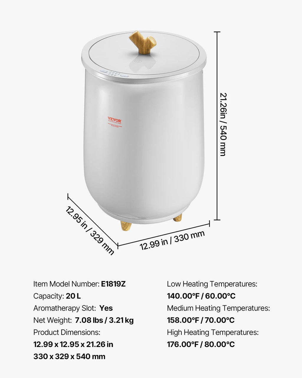 Electric Towel Warmer Bucket