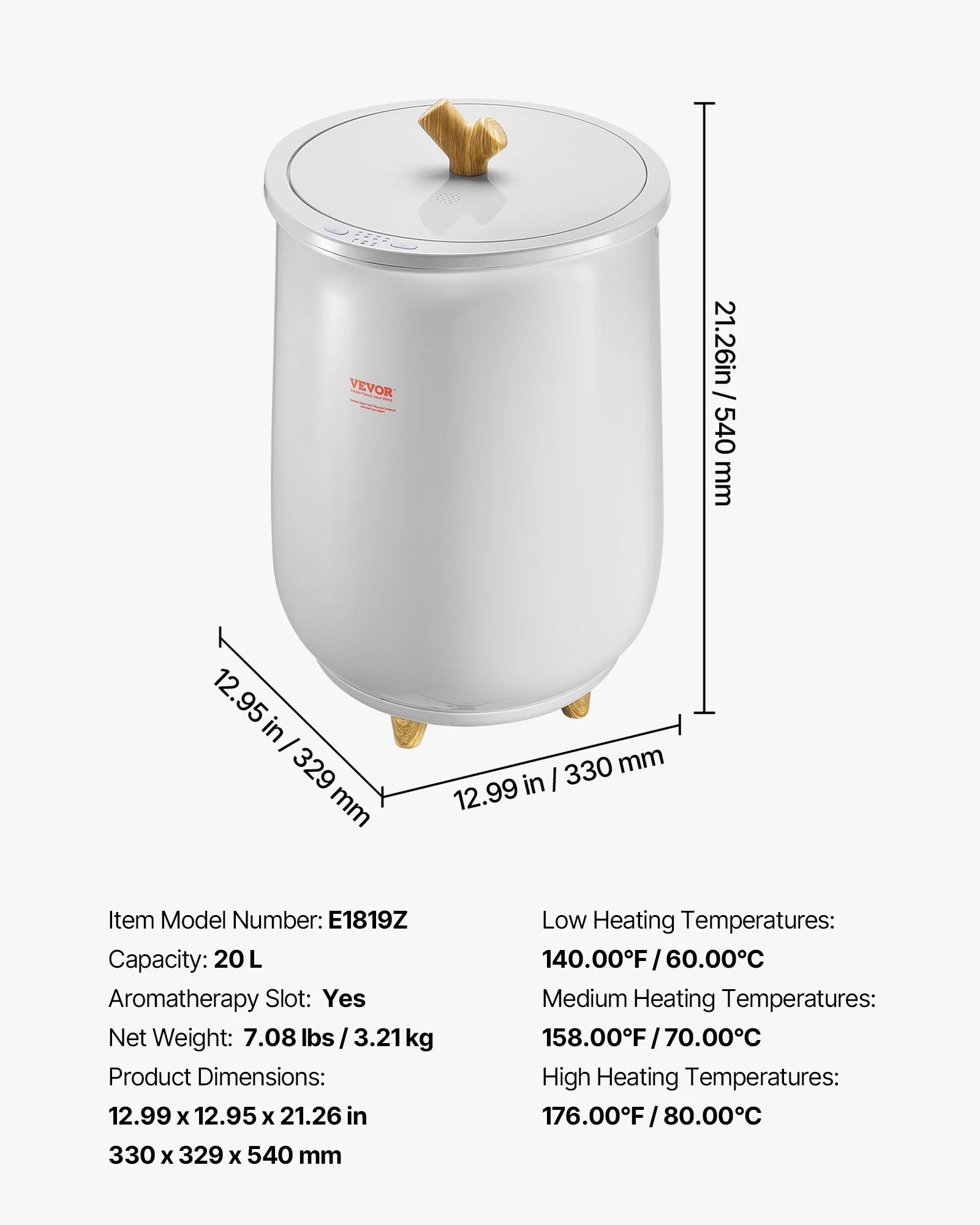 Electric Towel Warmer Bucket