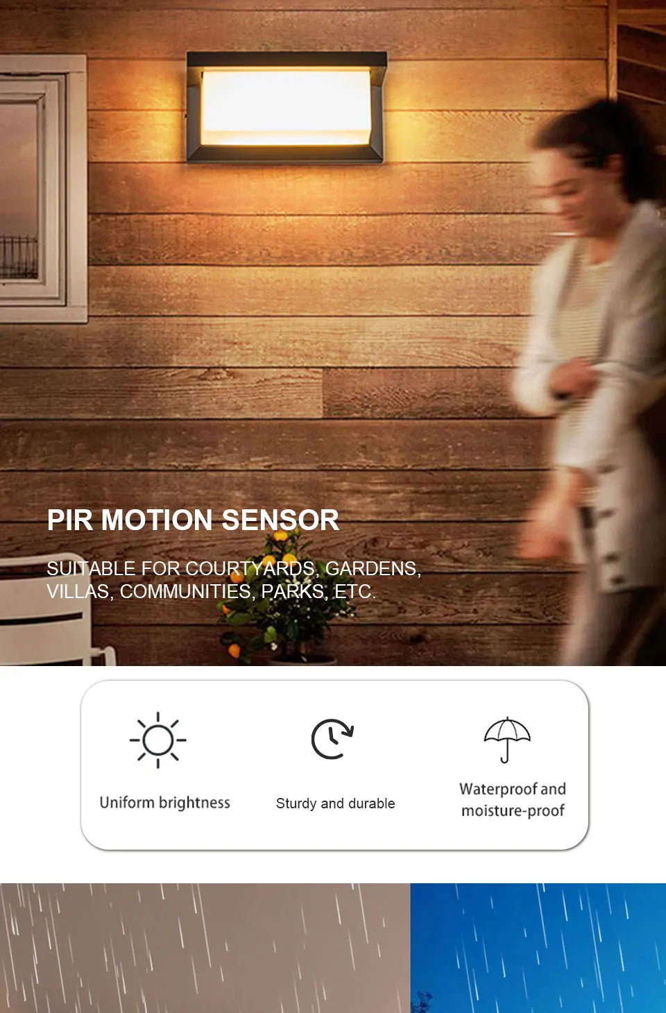 Horizon Outdoor LED Wall Light