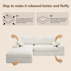 Cloud L-Shaped Sectional Sofa