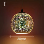 Aurora 3D Glass Pendant Light