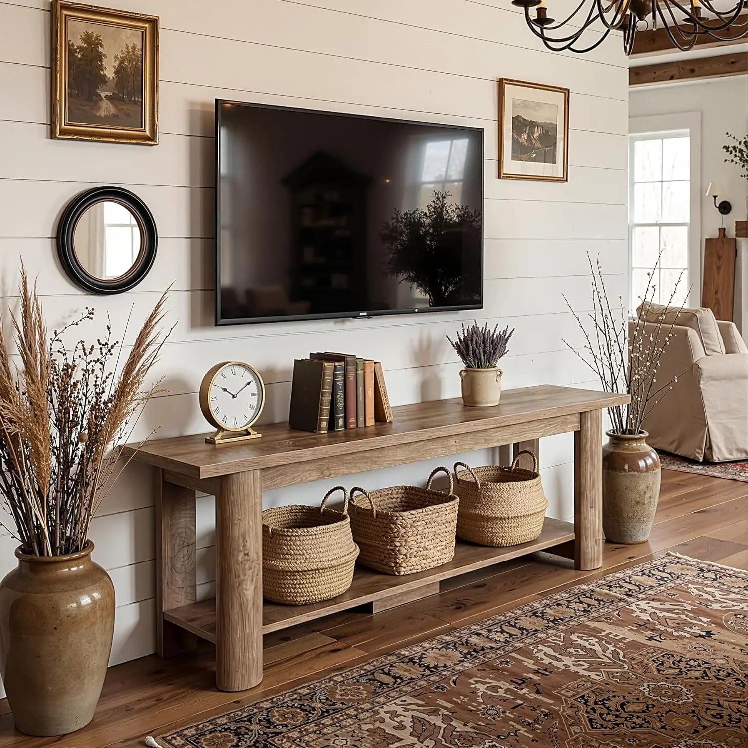 Farmhouse Rustic TV Stand