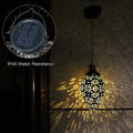 Filigree Teardrop Solar Garden Lantern