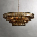 Smoke Gray Glass Ceiling Chandeliers