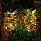 Solar Spiral String Lights — Weatherproof