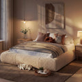 Boucle Teddy Cloud Bed Frame