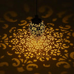 Filigree Teardrop Solar Garden Lantern