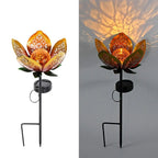 Lotus Solar Garden Stake Light