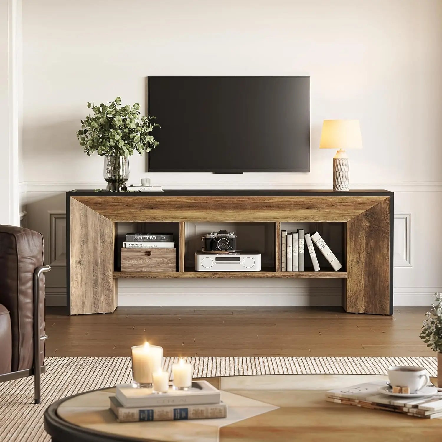 Rustic Industrial TV Stand