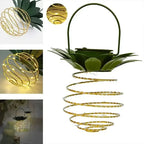 Solar Spiral String Lights — Weatherproof