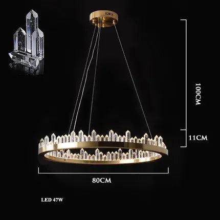 Cityscape Ring LED Chandelier
