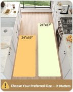 Vintage Medallion Kitchen Runner Rug — Washable Non-Slip Mat for Kitchen & Laundry