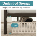 Black Metal Canopy Bed Frame