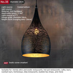 Moroccan Handcrafted Metal Pendant Light
